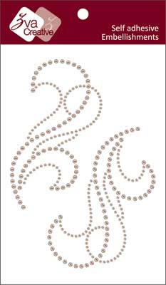 Zva Creative - Flourishes  Taupe Pearl  PREORDER (sold in 3's)