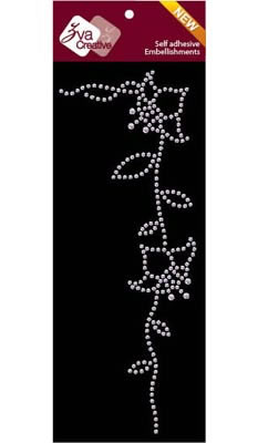 Zva Creative - Glory - Irridescent Crystal  (sold in 3's)