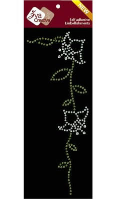 Zva Creative - Glory - Irridescent/Olive Crystal  (sold in 3's)
