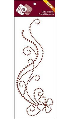 Zva Creative - Delightful - Chocolate Crystal  (sold in 3's)