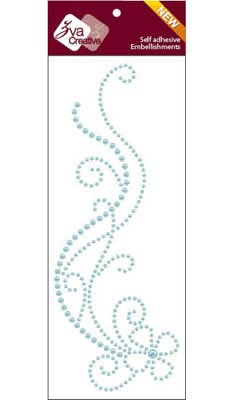 Zva Creative - Delightful - Soft Blue Pearl  (sold in 3's)