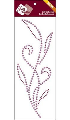 Zva Creative - Lush - Grape Crystal/Pearl  (sold in 3's)
