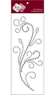 Zva Creative - Flourishing - Smoke Crystal  (sold in 3's)