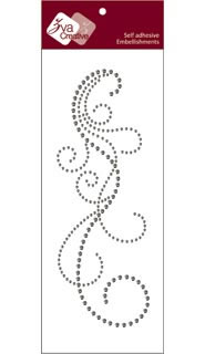 Zva Creative - Fancy - Smoke Crystal  (sold in 3's)