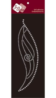 Zva Creative - Lucky - Clear Crystal  (sold in 3's)