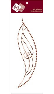 Zva Creative - Lucky - Chocolate Crystal  (sold in 3's)