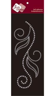 Zva Creative - Harmony - Clear Crystal  (sold in 3's)