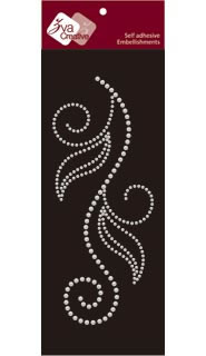 Zva Creative - Harmony - White Pearl  (sold in 3's)