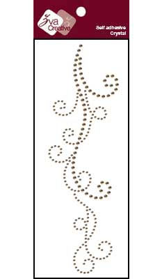 Zva Creative - Long Flourish IV - Champagne  (sold in 3's)