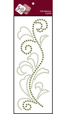 Zva Creative - Flourish  Lime/Olive Crystal  PREORDER     (sold in 3's)