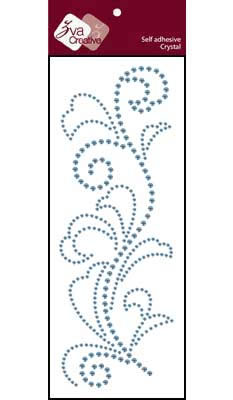 Zva Creative - Flourish  Ice Blue Crystal  PREORDER (sold in 3's)