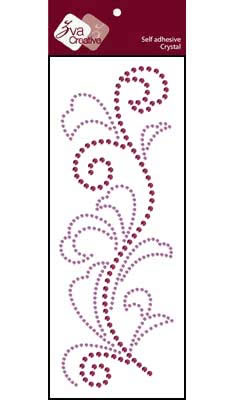 Zva Creative - Flourish  Lavender/Grape Crystal  PREORDER     (sold in 3's)
