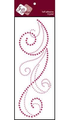 Zva Creative - Flourish  Pink/Rosy Crystal  PREORDER     (sold in 3's)