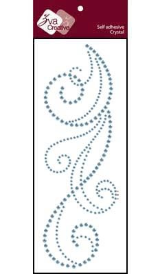 Zva Creative - Flourish  Ice Blue Crystal  PREORDER (sold in 3's)