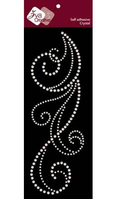 Zva Creative - Flourish - White Pearl  (sold in 3's)