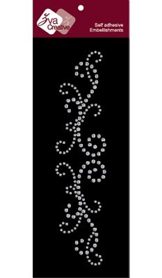 Zva Creative - Imperial - Clear Crystal  (sold in 3's)