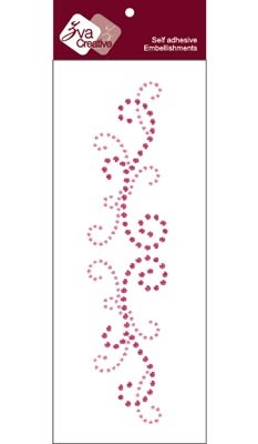 Zva Creative - Imperial - Pink/Rosy Crystal  (sold in 3's)