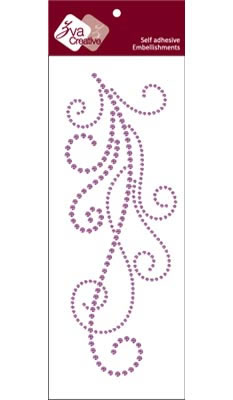 Zva Creative - Flourish  Lavender Crystal  PREORDER     (sold in 3's)