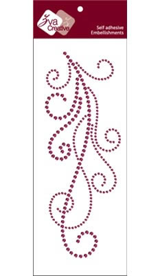 Zva Creative - Flourish  Grape Crystal  PREORDER     (sold in 3's)