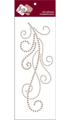 Zva Creative - Flourish  Taupe pearl  PREORDER     (sold in 3's)