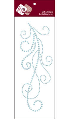 Zva Creative - Flourish  Soft Blue Pearl  PREORDER (sold in 3's)