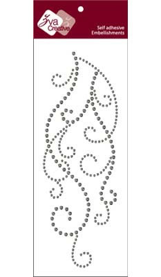 Zva Creative - Flourish - Smoke Crystal  (sold in 3's)