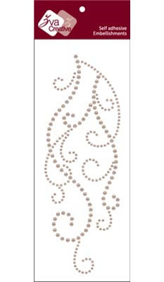 Zva Creative - Flourish  Taupe pearl  PREORDER     (sold in 3's)