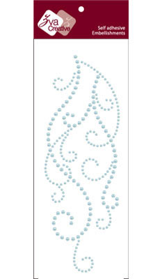Zva Creative - Flourish  Soft Blue Pearl  PREORDER (sold in 3's)