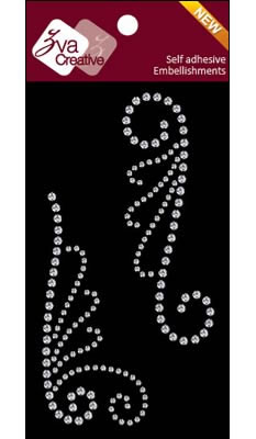 Zva Creative - Fantasia - Clear Crystal  (sold in 3's)