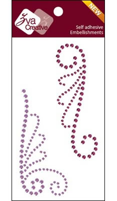 Zva Creative - Fantasia - Lavender/Grape Crystal  (sold in 3's)
