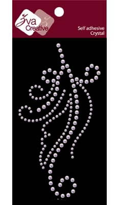 Zva Creative - Flourish  Iridescent Crystal  PREORDER     (sold in 3's)