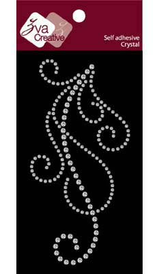 Zva Creative - Flourish  Clear Crystal  PREORDER     (sold in 3's)