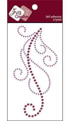 Zva Creative - Flourish  Lavender/Grape Crystal  PREORDER     (sold in 3's)
