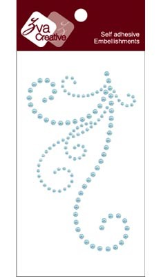 Zva Creative - Flourish III - Soft Blue Pearl  (sold in 3's)