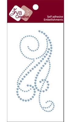 Zva Creative - Flourish  Ice Blue Crystal  PREORDER (sold in 3's)
