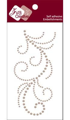Zva Creative - Flourish  Taupe pearl  PREORDER     (sold in 3's)