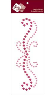 Zva Creative - Flourish Small (C) - Pink/Rosy Crystal  (C) - Pink/Rosy Crystal 