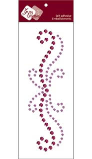 Zva Creative - Flourish Small (C) - Lavender/Grape Crystal  (C) - Lavender/Grape Crystal 