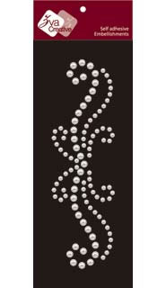 Zva Creative - Flourish Small (C) - White Pearl  (C) - White Pearl 
