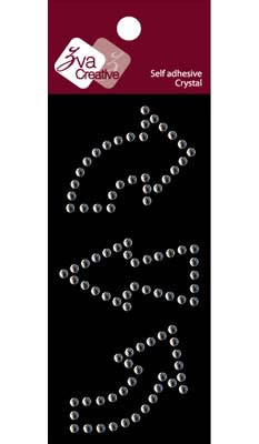 Zva Creative - Crystal Basics - Arrows - Clear  (sold in 3's)