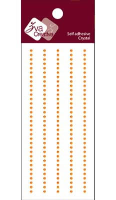 Zva Creative - Basic Lines Crystal - Orange 0.2cm  (sold in 3's)