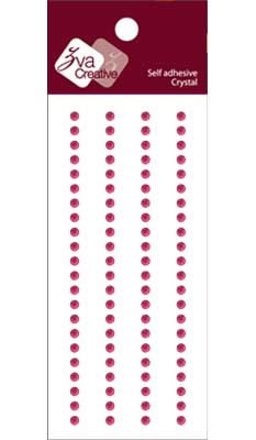 Zva Creative - Basic Lines Crystal  Rosy 0.3cm  . (sold in 3's)
