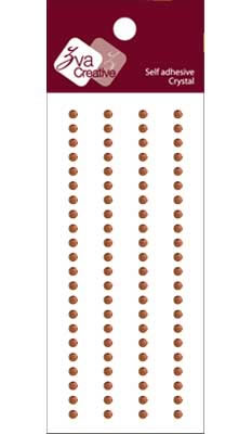 Zva Creative - Basic Lines Crystal  Chocolate 0.3cm  . (sold in 3's)