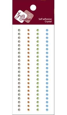 Zva Creative - Basic Lines Crystal - Clear/Champagn/Lime/Blue 0.3cm  (sold in 3's)