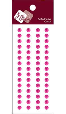 Zva Creative - Basic Lines Crystal - Rosy 0.5cm  (sold in 3's)