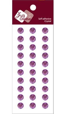 Zva Creative - Basic Lines Crystal - Lavender 0.8cm  (sold in 3's)
