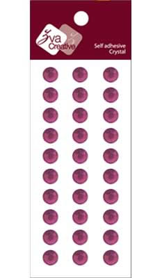 Zva Creative - Basic Lines Crystal - Grape 0.8cm  (sold in 3's)