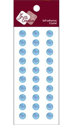 Zva Creative - Basic Lines Crystal - Baby Blue 0.8cm  (sold in 3's)