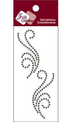 Zva Creative - Flourishes  Smoke Crystal  PREORDER     (sold in 3's)