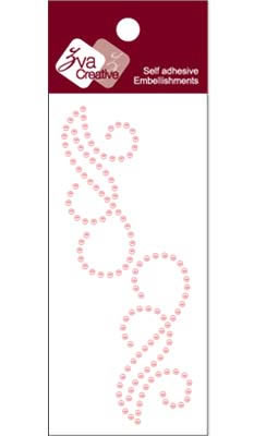 Zva Creative - Flourishes  Pink Pearl  PREORDER     (sold in 3's)